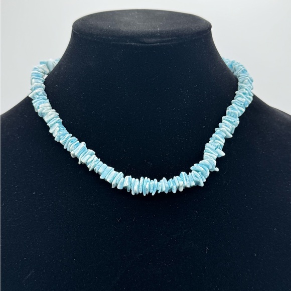Natural Gemstone Chip Choker Necklace - Picture 3 of 9